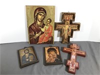 Five modern  religious icons