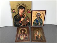 Four modern religious icons