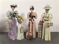 3 Avon figurines