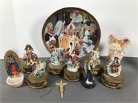 Group of religious collectibles