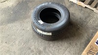 2 Unused tires, 215/70R15, LT225/ 75R16