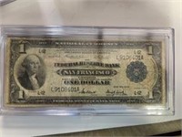 LARGE FEDERAL RESERVE BANK NOTE $1