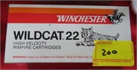 500 ROUNDS WINCHESTER WILD CAT 22 AMMO
