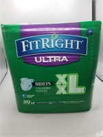 FitRight Ultra XX-Large 20 pack briefs