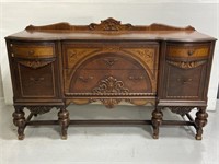 Vintage antique style wood buffet