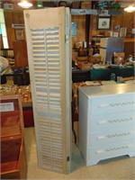 orignal double wooden shutter, good shape