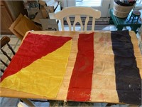 2 old military naval signal flags