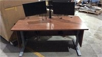 60x30" electric sit/stand desk, works