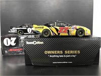 Two collectible NASCAR cars #20 & #22