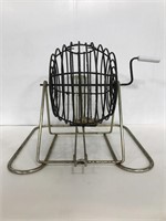 Vintage metal Bingo ball dispenser