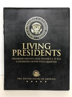 Living presidents colorized legal tender set