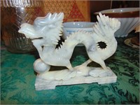 wonderful Soapstone dragon figurine
