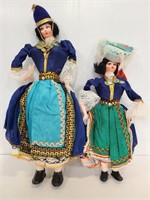 Pair of vintage dolls