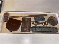 Vintage keys, hammer and miscellaneous