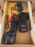 Skil work light, batter and charger