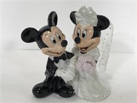 Disney’s Mickey and Minnie bridal porcelain figure