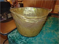 copper bucket and copper scoop