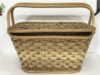 Large woven picnic basket