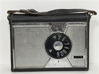 Philco Transistor Seven vintage cowhide radio