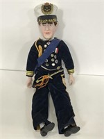 Prince Charles military porcelain doll