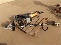 Small Log Splitter & Ryobi Weed Eater