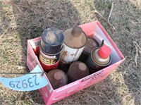 Box Of Oils, Tar Remover, & Misc