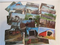 Indiana Covered Bridge Postcards 50+