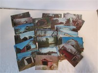 50+ Indiana Covered Bridge Postcards