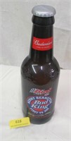 Kenny Bernstein Budweiser 15" Glass Beer Bottle