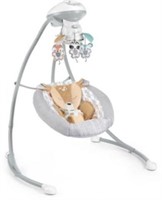 FISHER-PRICE FAWN MEADOWS DELUXE CRADLE 'N SWING