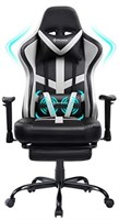 NEW VON Racer Gaming Chair, Black/White
