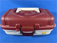 PLANO Fishing Tackle box with contents 14" x 7" x