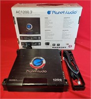 Mosfet car amplifier. Planet audio AC1200.2