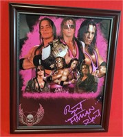Framed collage picture of Bret - the hitman