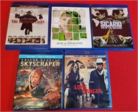 Collection of five bluray dvds includes The lone