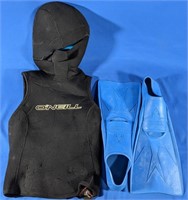 O'Neill Youth 10, thermal diving vest and Youth