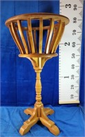 Wooden plant stand 30" H × 16" D