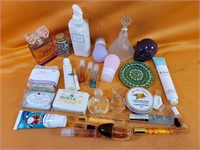 Cosmetics lot includes perfumes, soap and more