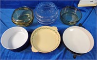 Assorted bake dish 8"-10" and extras