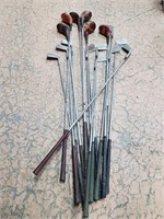 Assorted Old Golf Clubs