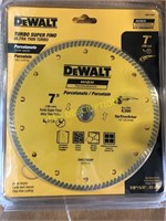 DeWalt 7" Ultra Fine Turbo High Performance Blade