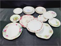 Assorted Vintage Plates, Saucers ETC