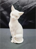 White Cat. Feels Like Glass But Is Hollow??
