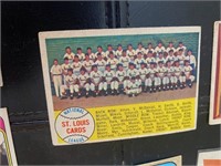 ST.LOUIS CARDS 1958 TOPPS TEAM CARD