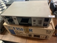 FISHER STEREO CASSETTE PLAYER WITH BOX