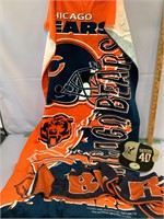 Chicago Bears lot towel scarf & Sayers hat
