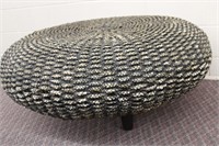 Woven Round ropewicker  coffee table 42"