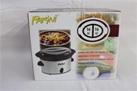 Parini 16 oz dual compartment slow cooker