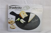 Trudeau slate cheese board 10.25"