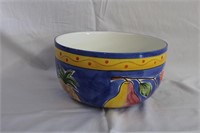 Glazed bowl 10.5 X 6"